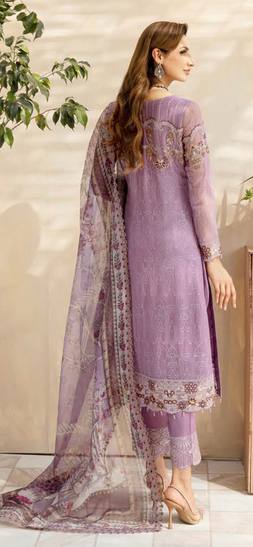 (331) Ramsha Chevron Luxury Chiffon Collection Ready-Made Suit Volume 9