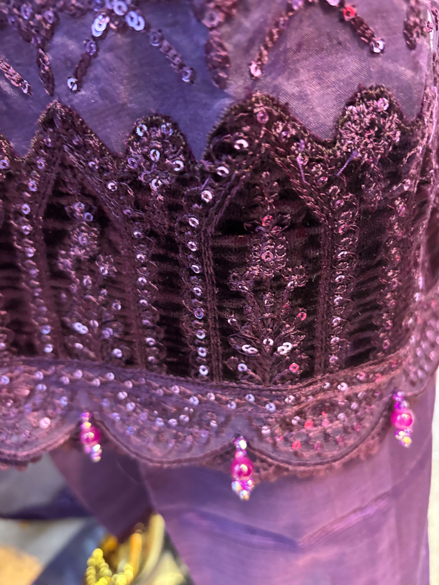 (144) Pakistani Luxury Dream | Maria B Original Chiffon Embroidered Ready-Made Suit