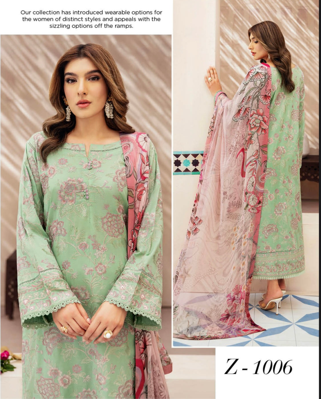 (205) Ramsha Andaaz Luxury Fully Lined Lawn Embroidered Ready Made Suit
