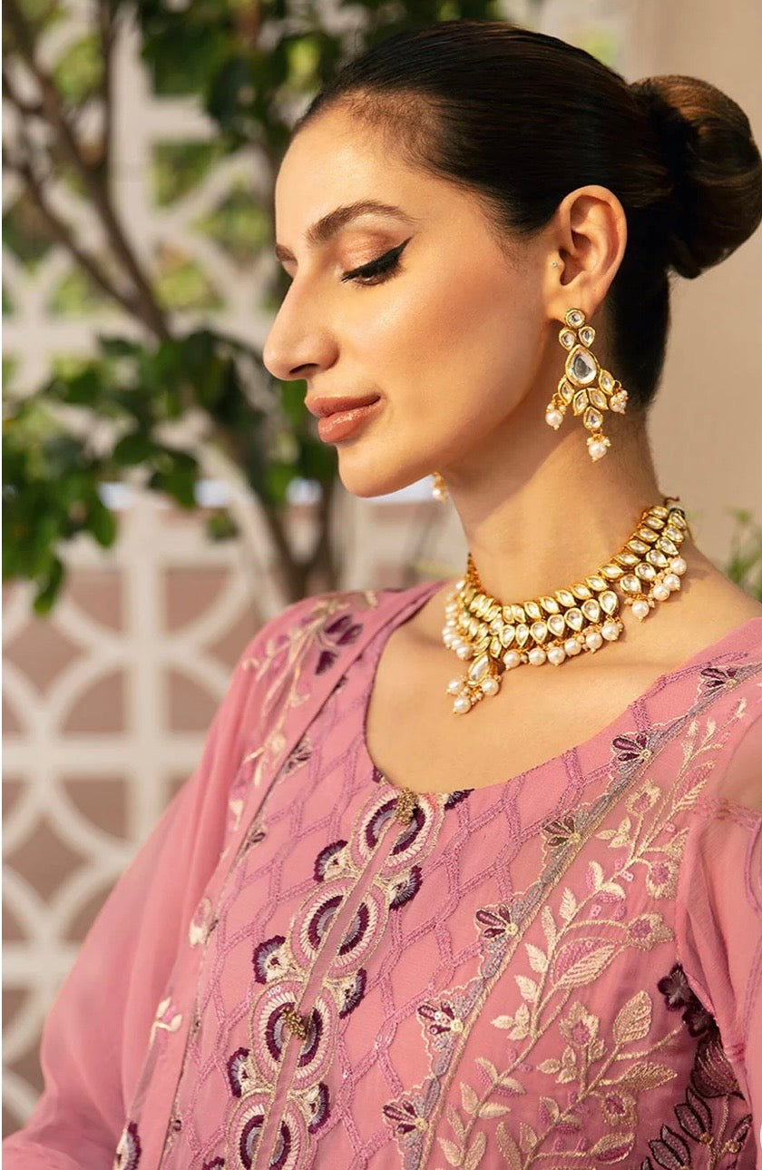 (369) Chevron Luxury Chiffon Collection 24 by Ramsha ready to wear