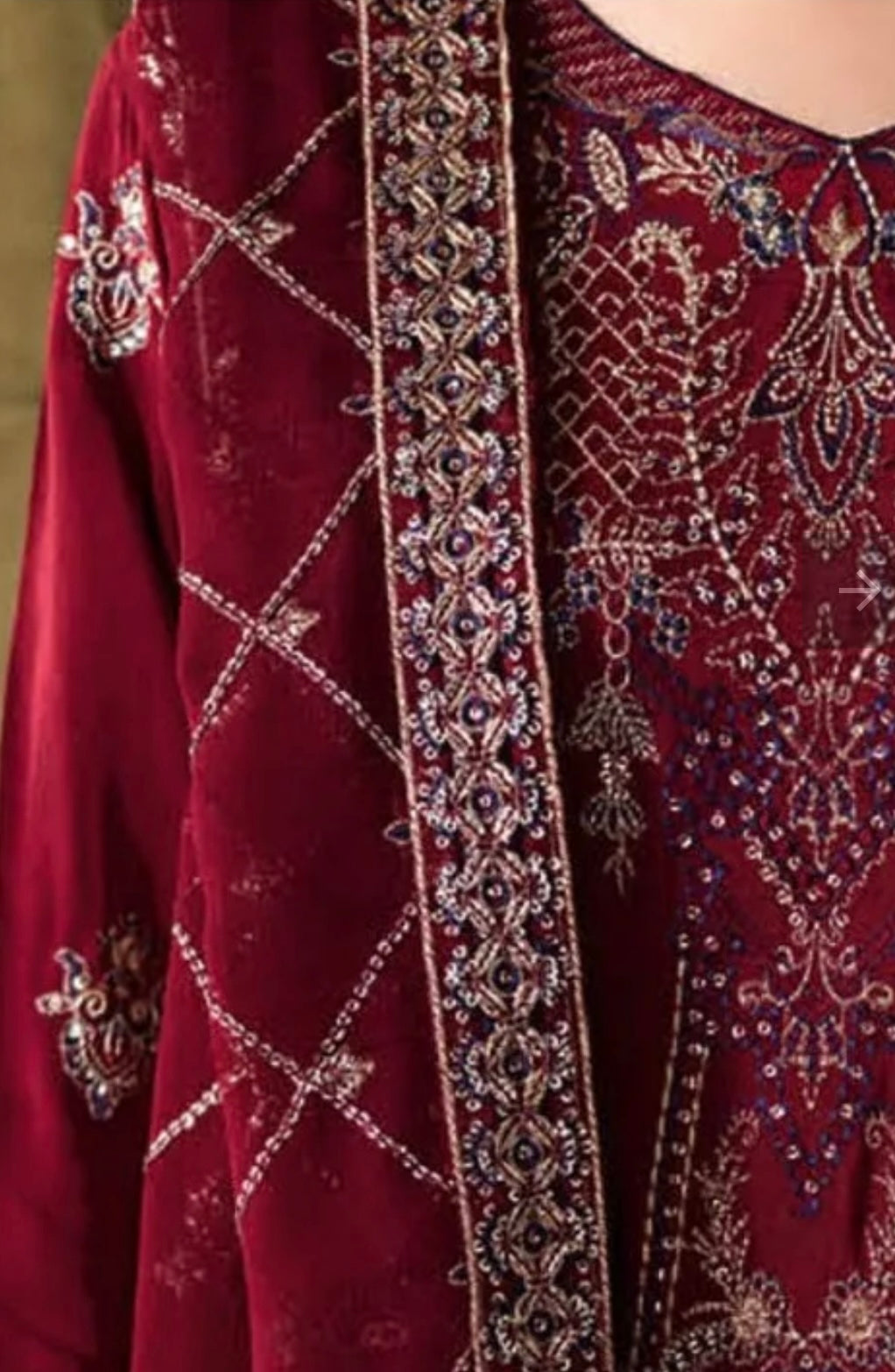 (25) Ramsha Aangan Luxury Raw Silk Collection – Ready-to-Wear 3-Piece Suit