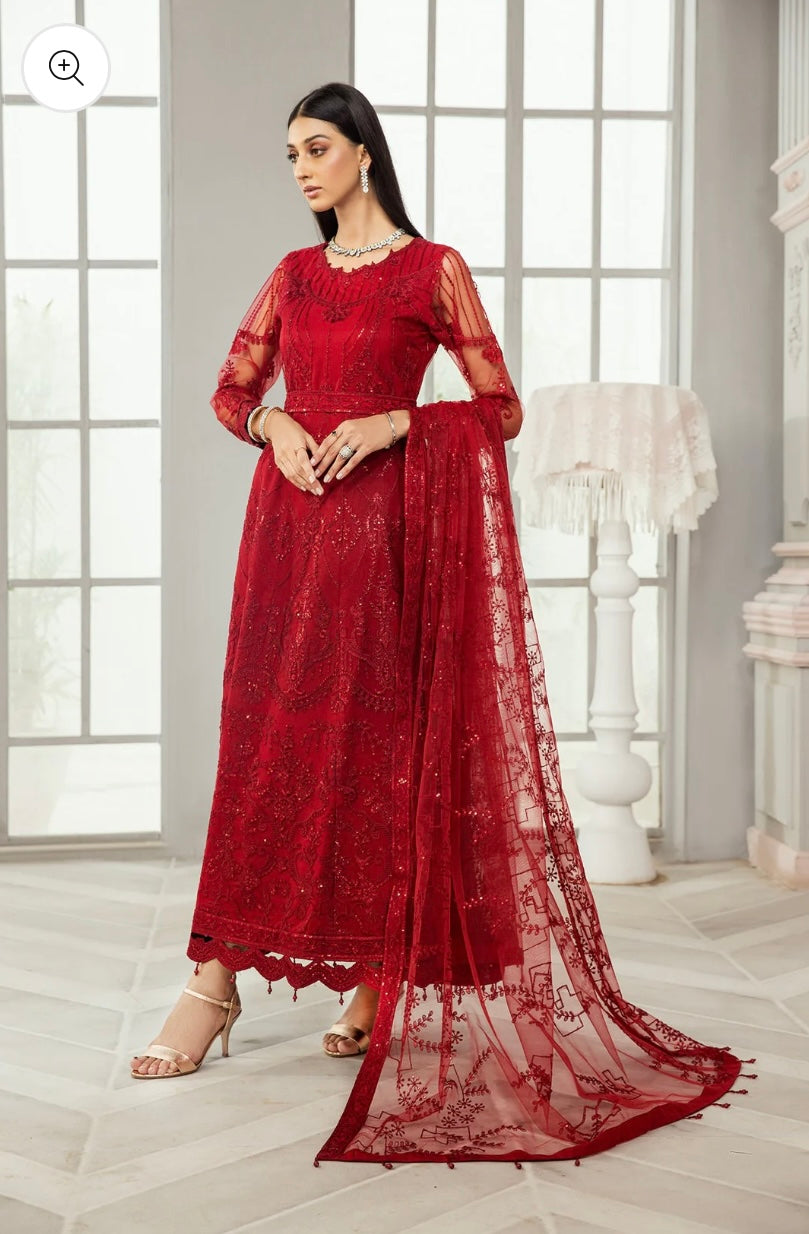 (180) Alizeh Rubi – Unstitched Luxury Formal Collection Suit