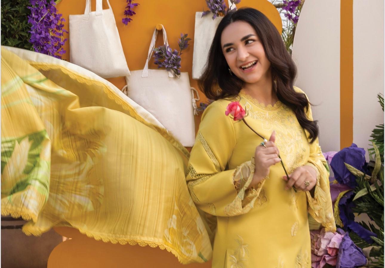 (114) Rang Rasiya Shireen Florence Summer Edit 2025 – Ready-to-Wear Lawn Suit with Printed Silk Dupatta