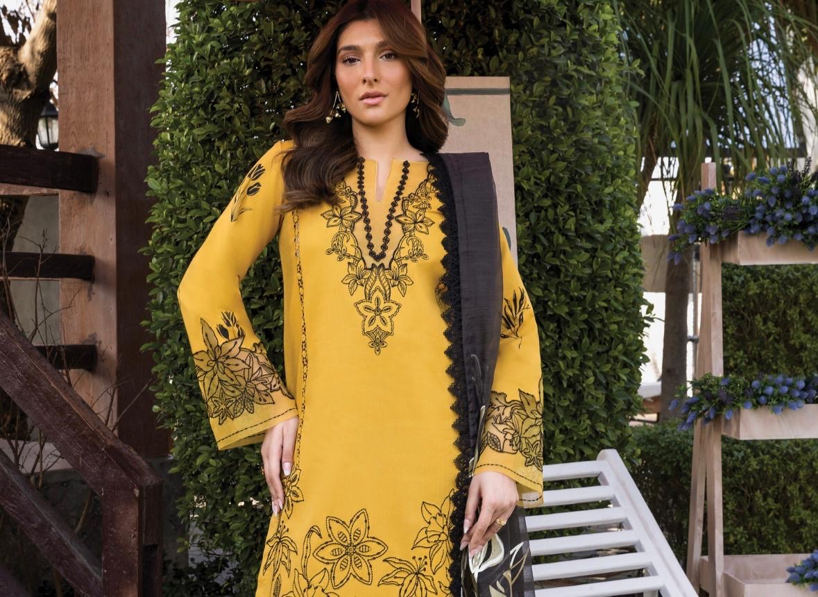(113) Rang Rasiya Shireen Florence Summer Edit 2025 – Ready-to-Wear Lawn Suit with Printed Silk Dupatta