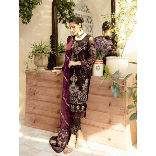 (325) Ramsha Chevron Luxury Chiffon Collection Ready-Made Suit Volume 9