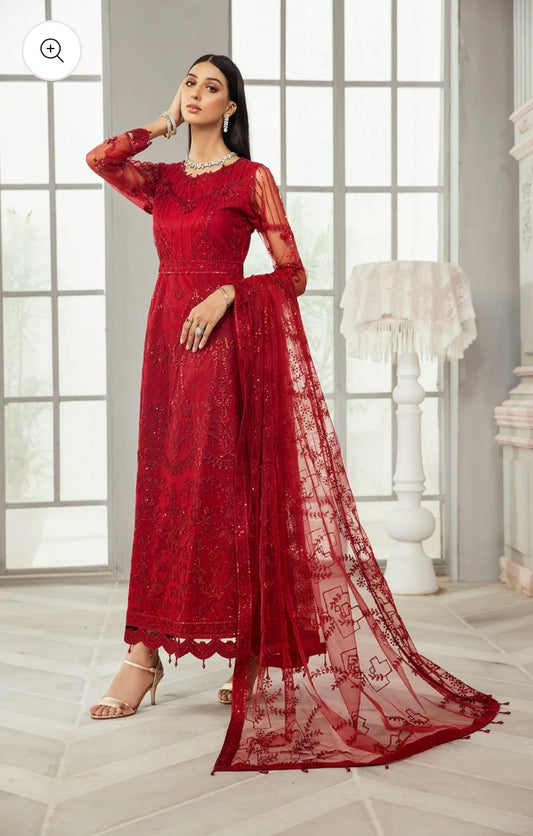 (180) Alizeh Rubi – Unstitched Luxury Formal Collection Suit