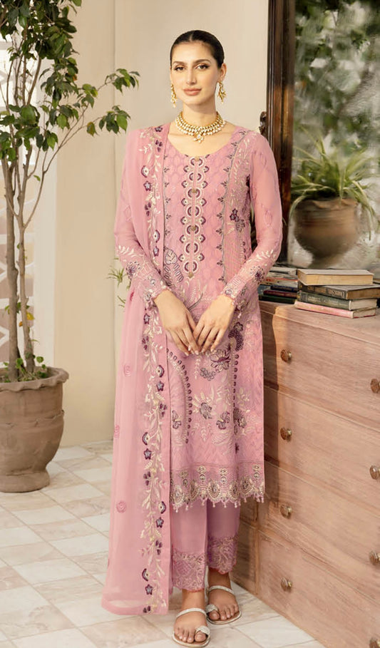 (326) Ramsha Chevron Luxury Chiffon Collection Ready-Made Suit Volume 9
