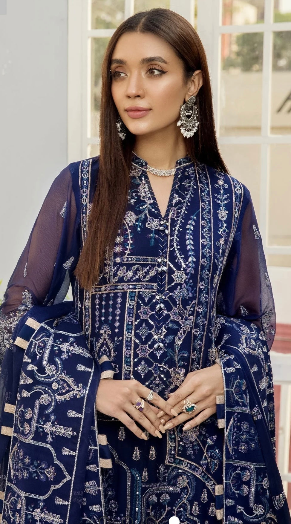 (174) Alizeh Miraal Collection Unstitched Luxury Formal Suit