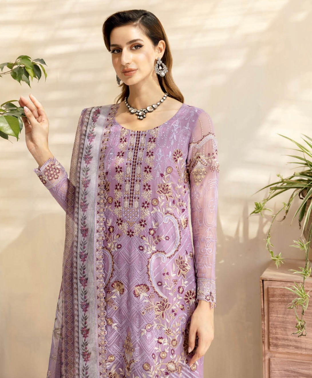 (331) Ramsha Chevron Luxury Chiffon Collection Ready-Made Suit Volume 9