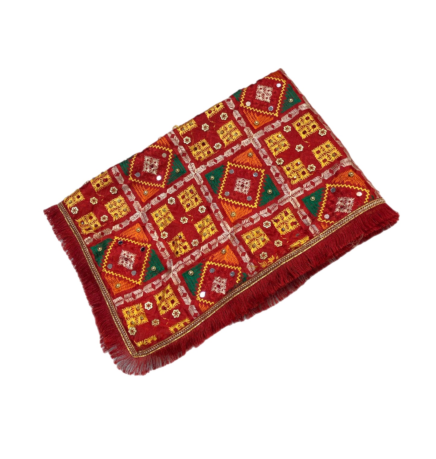 (288) Indian ladies wedding ethnic large shawl