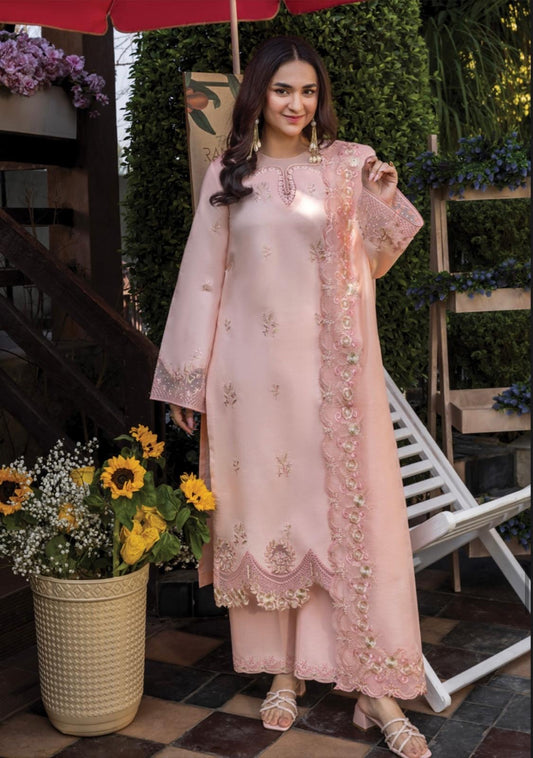 (133) Rang Rasiya Shireen Florence Summer Edit 2025 – Ready-to-Wear Lawn Suit with Printed Silk Dupatta