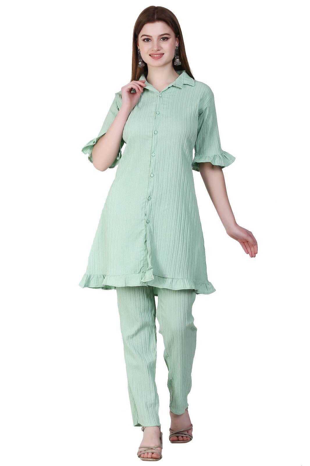 (263) Chic Ladies Co-Ord Set in Various Colours – Stylish & Comfortable One-Size