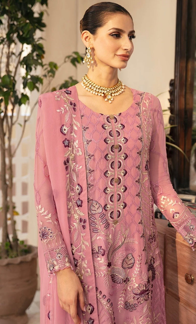(369) Chevron Luxury Chiffon Collection 24 by Ramsha ready to wear