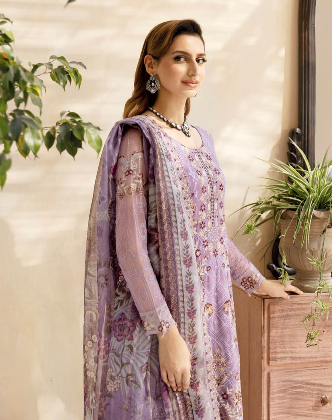 (331) Ramsha Chevron Luxury Chiffon Collection Ready-Made Suit Volume 9
